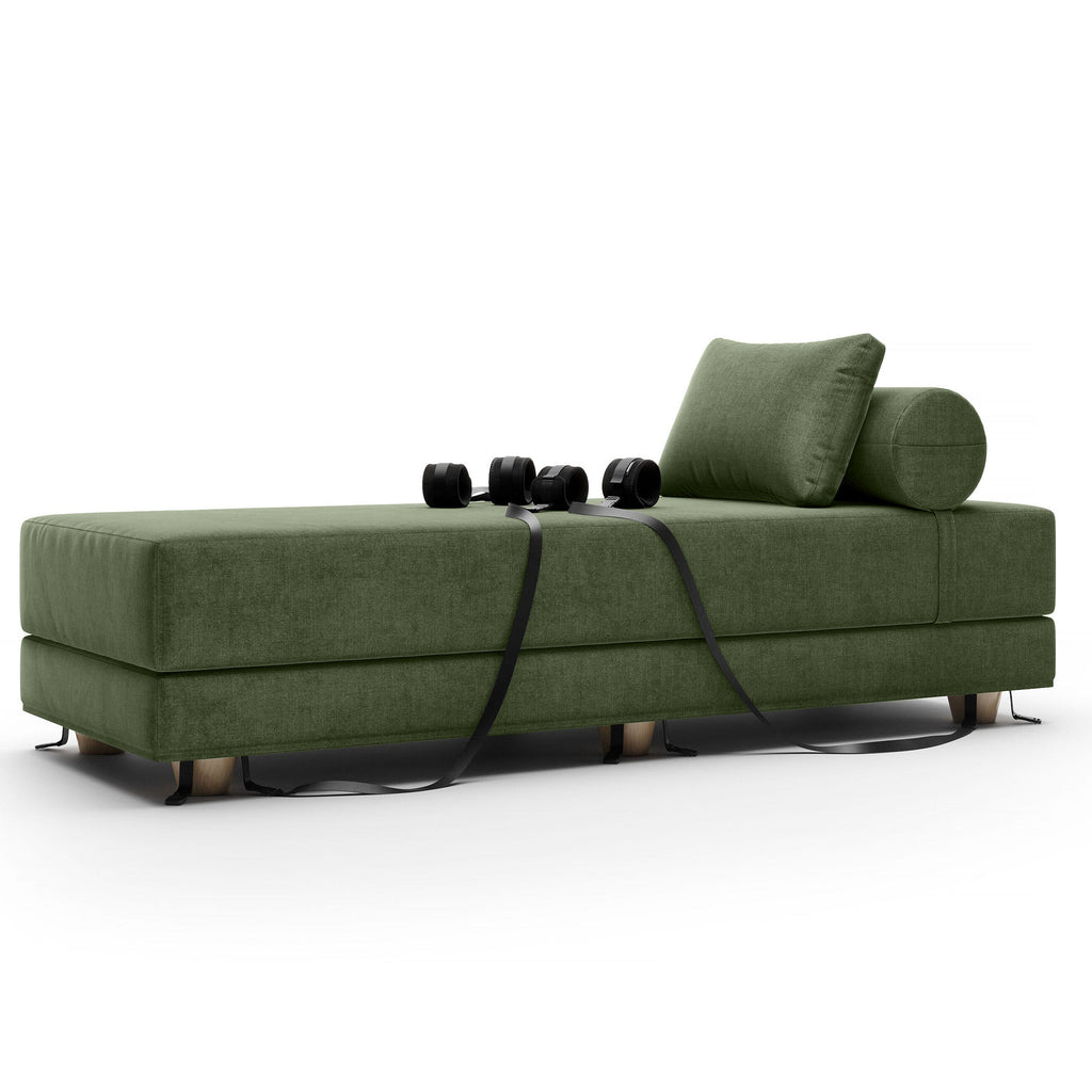Black Label Divan Daybed with Cuffs, Bedroom Furniture by Liberator - shown in product photo 