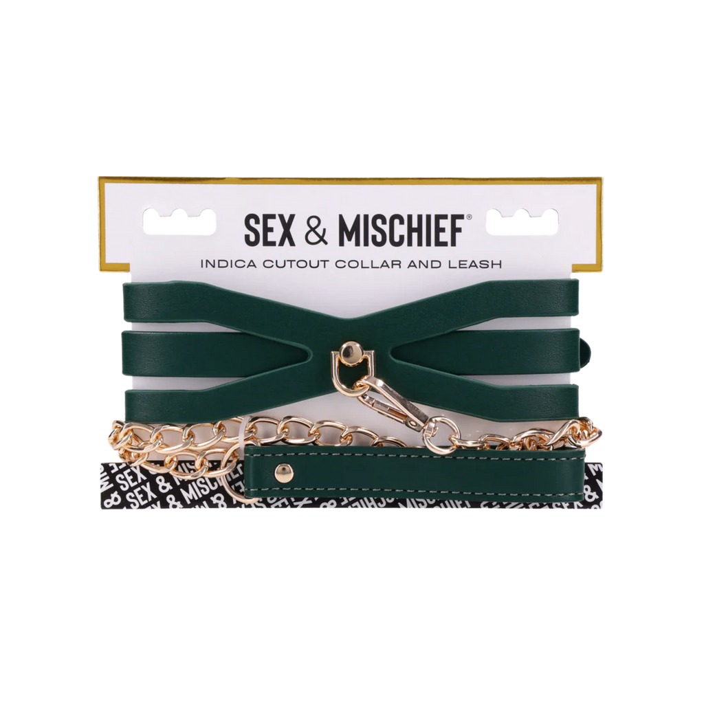 Indica Cutout Collar and Leash