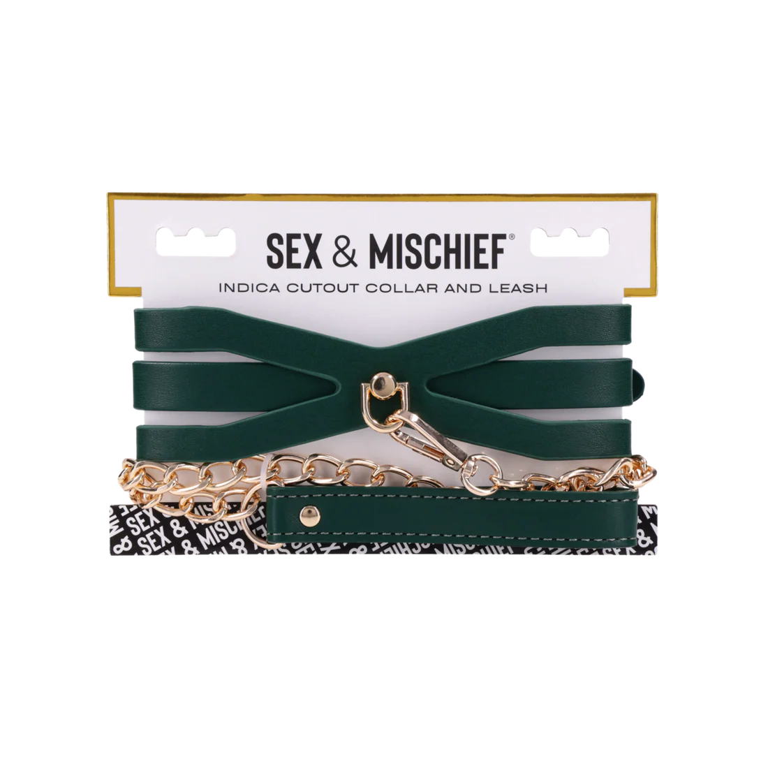 Indica Cutout Collar and Leash