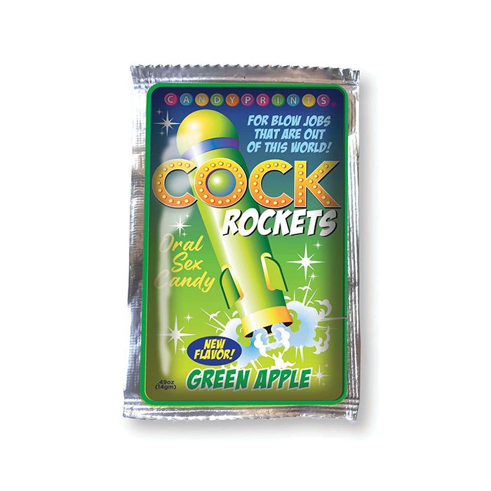 Cock Rockets Oral Sex Candy Pop - Green Apple