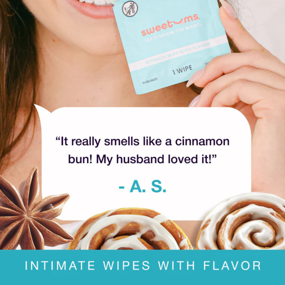 Sweetums Flavored Wipes (For Her)
